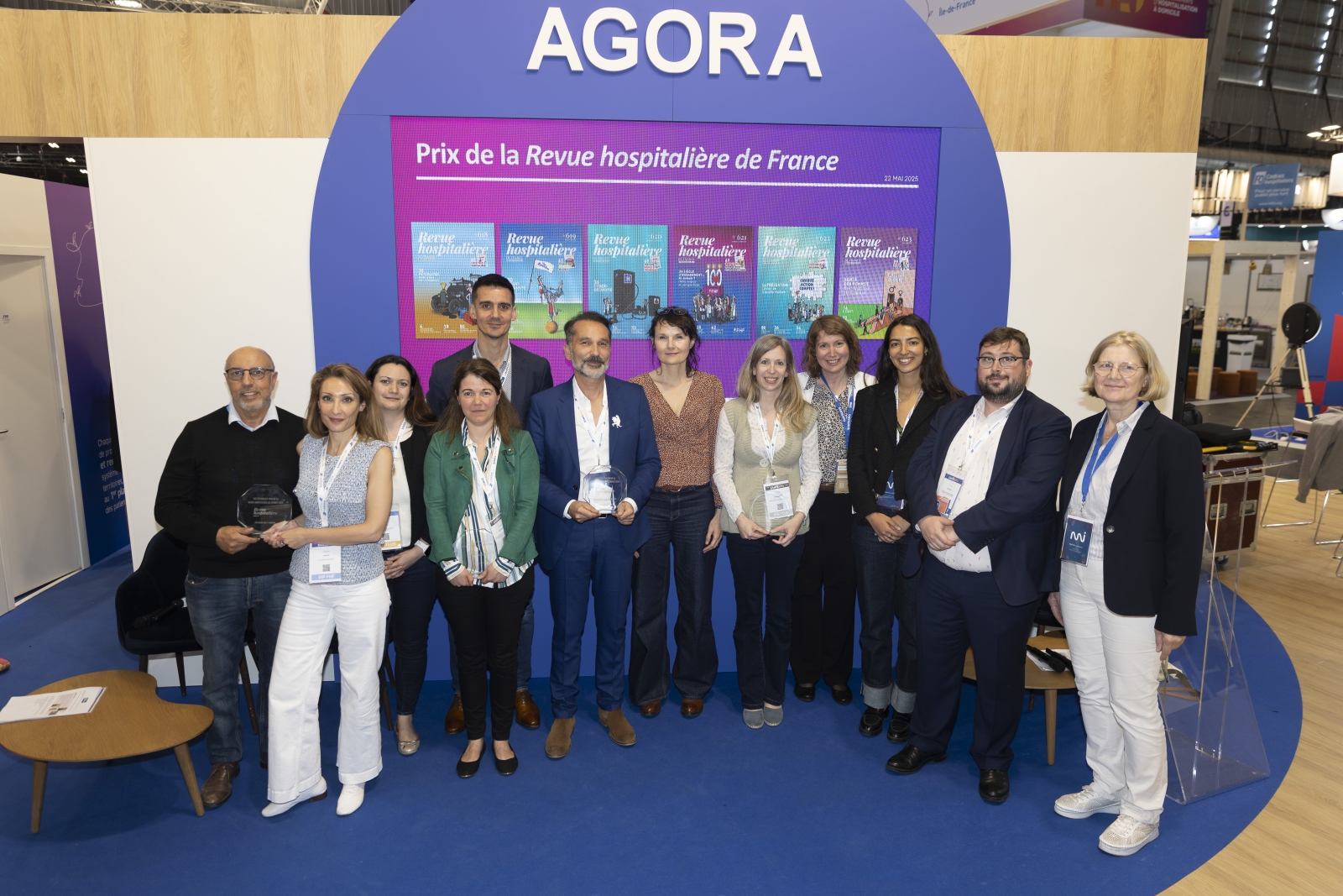 Lauréats des Prix de la Revue hospitalière de France remis à Sant’Expo le 22 mai 2025 © Gilles Cohen.