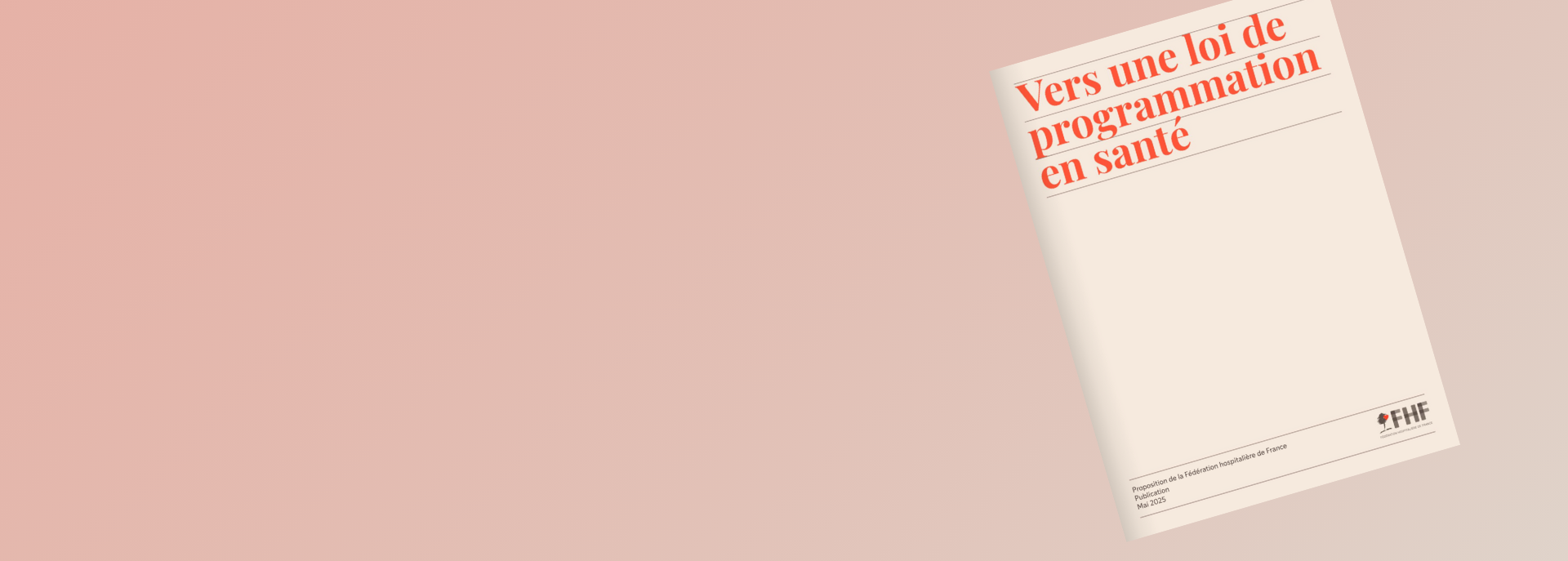 Livret loi de programmation en santé