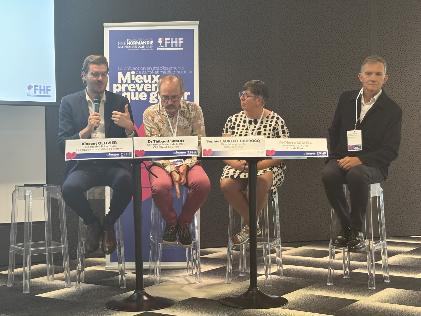 Quatrième table ronde Congrès 2025 FHF Normandie