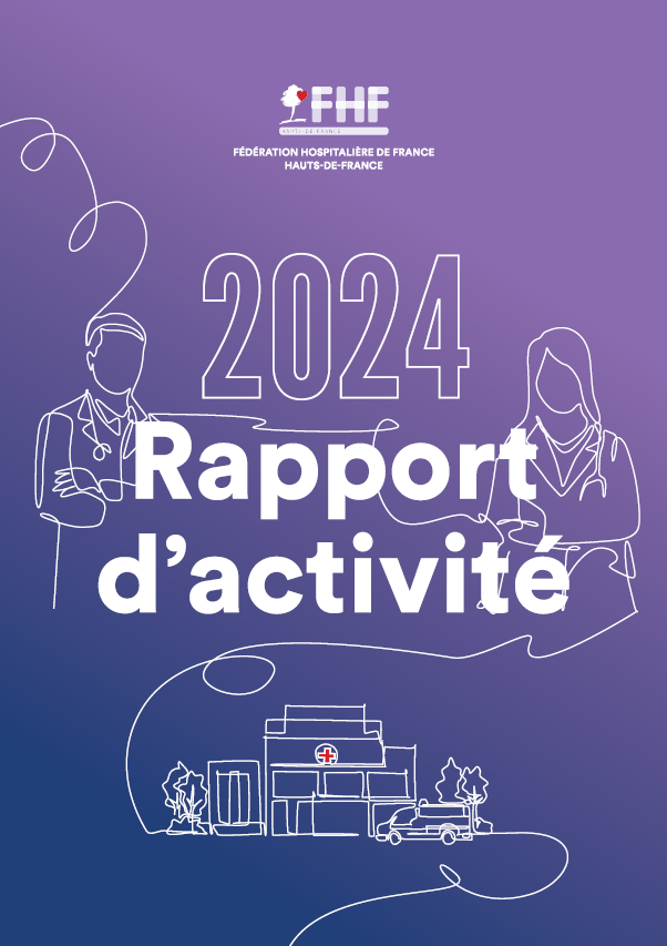 Couverture du Rapport d'activité 2024 FHF Hauts-de-France