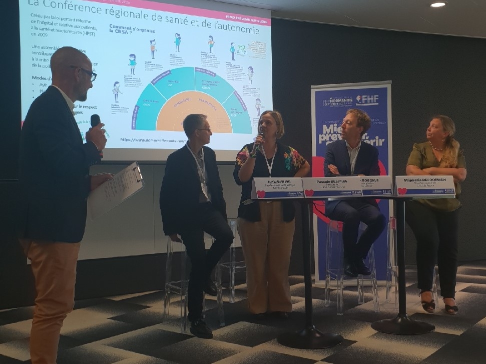 Première table ronde Congrès 2025 FHF Normandie